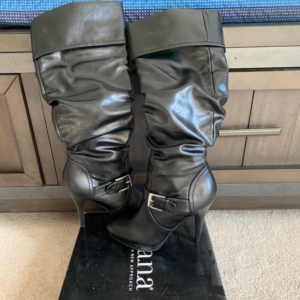 a.n.a black tall boots NWT
